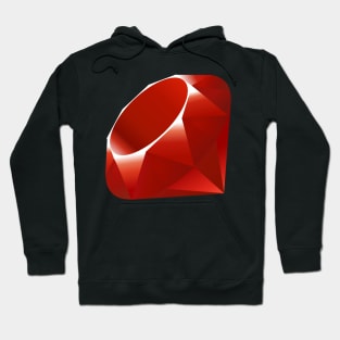 Ruby logo Hoodie